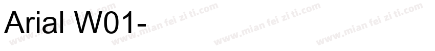 Arial W01字体转换